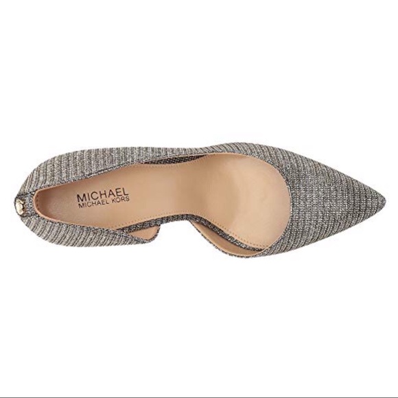 Michael Kors Glitter Mesh Mid Pumps - Picture 2 of 8